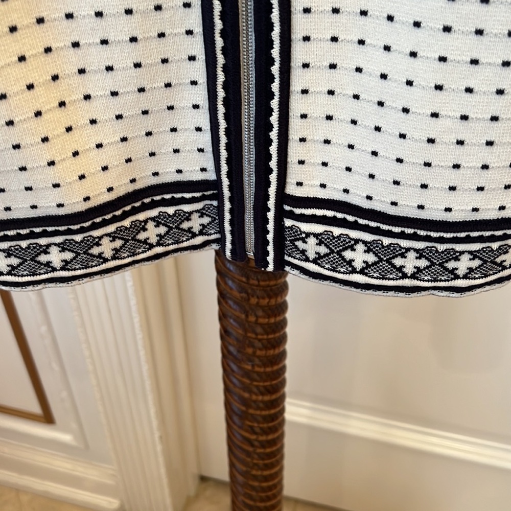 Tory Burch White and Black Cardigan - Picture 4 of 4